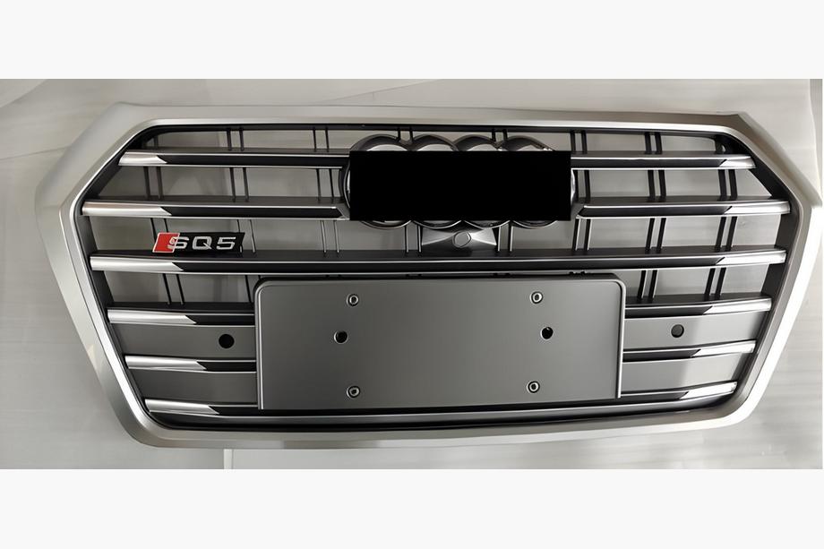 Audi Q5 2017–2025 Voorgrille SQ-Style (2017-2020, zwart met chroom) Image