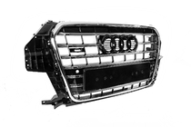 Audi Q3 2011–2019 Radiateurgrille SQ3 (2011-2015, zwart met chroom) foto 3