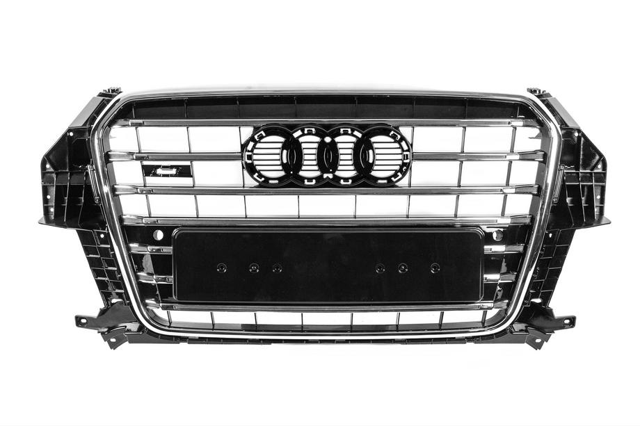 Audi Q3 2011–2019 Radiateurgrille SQ3 (2011-2015, zwart met chroom) Image