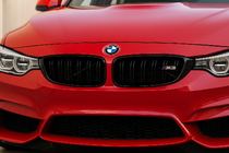 BMW 3 Serie F30/F31 2012–2019 M-Look niergrillen voor M3 F80, matzwart foto 2