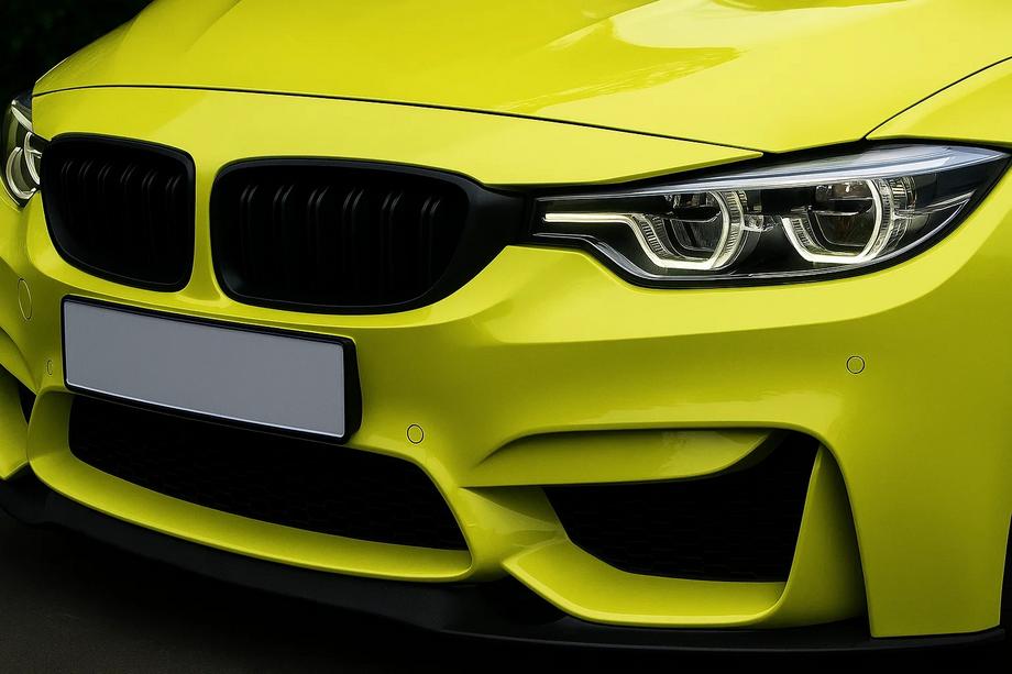 BMW 3 Serie F30/F31 2012–2019 M-Look niergrillen voor M3 F80, matzwart Image