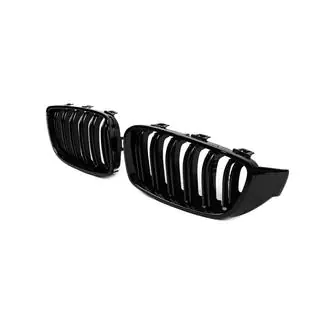 M-Look niergrilles (voor F80 M3, hoogglans zwart) foto 3