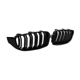 M-Look niergrilles (voor F80 M3, hoogglans zwart) foto 4