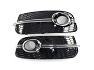 Audi Q5 2008–2017 Mistlampgrilles RS-Style (2013-2017, 2 stuks, zwart met chroom) foto 1