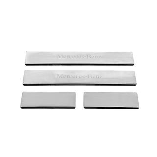 Carmos V1 instaplijsten (4 stuks, RVS) Mercedes ML W164 2005–2011 foto 2
