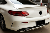 Mercedes C-klasse W205 2014–2021 DPT spoiler (Coupé, hoogglans zwart) foto 3