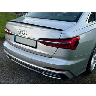 DPT spoiler (hoogglans zwart) Audi A6 C8 2018–2025 foto 1