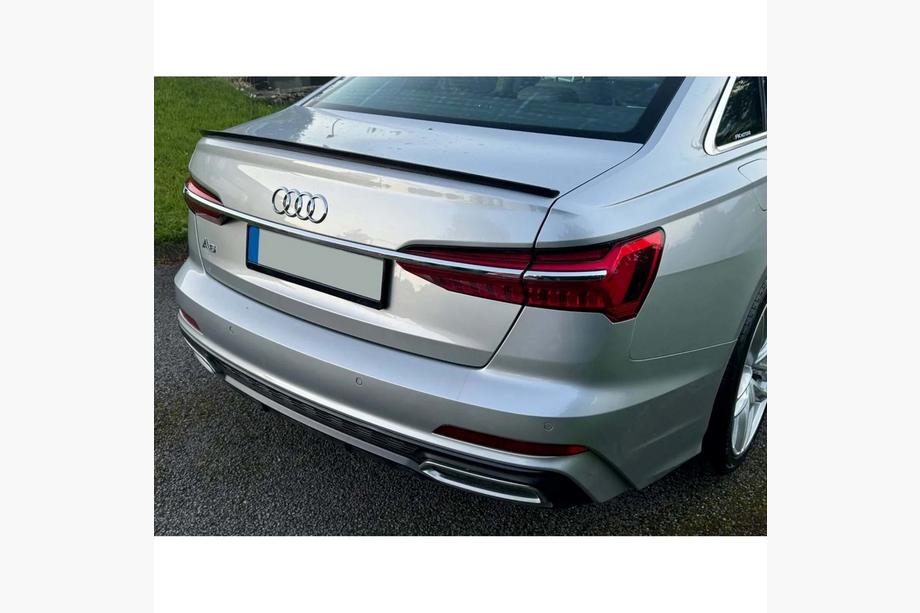 Audi A6 C8 2018–2025 DPT spoiler (hoogglans zwart) Image