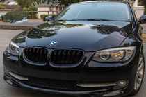 BMW 3-serie E92/E93 2006–2013 Niergrille M-Look (voor 2010-2013, hoogglans zwart) foto 1
