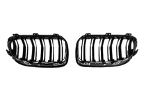 BMW 3-serie E92/E93 2006–2013 Niergrille M-Look (voor 2010-2013, hoogglans zwart) foto 6
