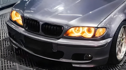 BMW 3 Serie E46 1998–2006 M-Look DPT nierroosters (voor Coupe 2003-2006, hoogglans zwart) foto 1
