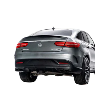 DPT spoiler (GLE43-design, hoogglans zwart)