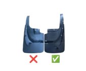 Toyota Land Cruiser 200 2007–2021 Achterspatlapset 2015-2021 (2 stuks, voor bodykit, breed) foto 2