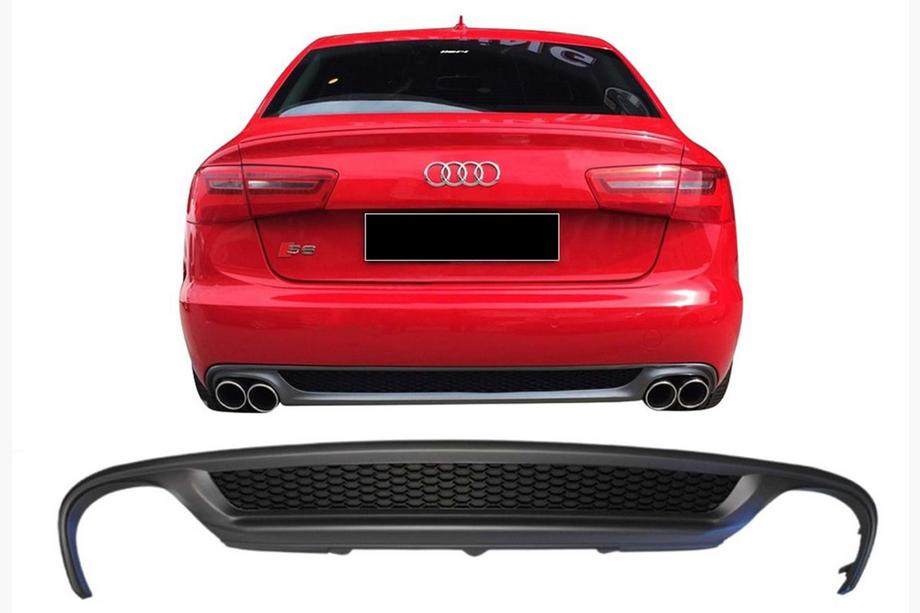 Audi A6 C7 2011–2017 Achterbumper diffuser DPT V2 (2011-2014) Image