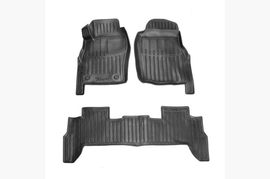 Nissan Patrol Y61 1997–2011 Stingray 3D rubber matten (5-deurs, 3 stuks) Image