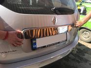 Dacia Duster 2008–2018 Complete sierlijst boven kenteken (RVS) foto 2