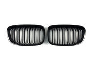 BMW 1 Serie F20/F21 2011–2019 M-Look nierengrilles (2011-2014, hoogglans zwart) foto 2