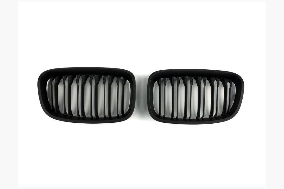 BMW 1 Serie F20/F21 2011–2019 BMW niergrilles M-Look (2011-2014, mat zwart) Foto 2