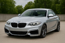 BMW 2-serie F22/F23 2014–2021 Niergrilles M-Look (hoogglans zwart) foto 3