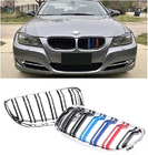 BMW 3-serie E90/E91 2005–2011 M-Look nierroosters (voor E-90/91 2008-2011, M-Color met chroomrand) foto 2