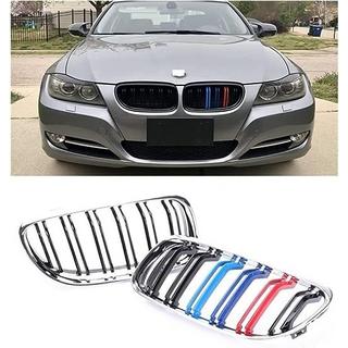 M-Look nierroosters (voor E-90/91 2008-2011, M-Color met chroomrand) BMW 3-serie E90/E91 2005–2011 foto 2