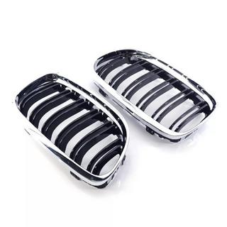 Niergrillen M-look (voor E-90/91 2008-2011, hoogglans zwart met chromen rand) BMW 3-serie E90/E91 2005–2011 foto 2