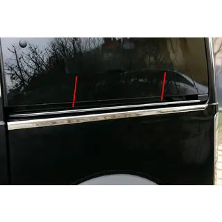 RVS sierlijst voor schuifdeurrail foto 1