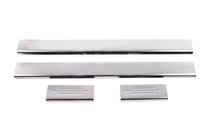 Toyota Yaris 2006–2011 Carmos dorpellijsten (set 4 stuks, RVS) foto 2