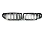 BMW 3-serie E92/E93 2006–2013 M-Look niergrilles (voor 2010-2013, mat zwart) foto 4