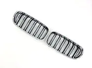 BMW 3 Serie F30/F31 2012–2019 M-Look nierroosters (hoogglans zwart met chroomrand) foto 3
