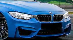 BMW 3 Serie F30/F31 2012–2019 M-Look nierroosters (hoogglans zwart met chroomrand) foto 1