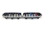 BMW 3 Serie F30/F31 2012–2019 Nierenroosters M-Look (M-Color met chromen rand) foto 4