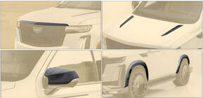Cadillac Escalade 2020– Bodykit set MNSR Carbon foto 7