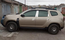 Dacia Duster 2008–2018 RVS deurstijl sierlijsten (6-delig) foto 1