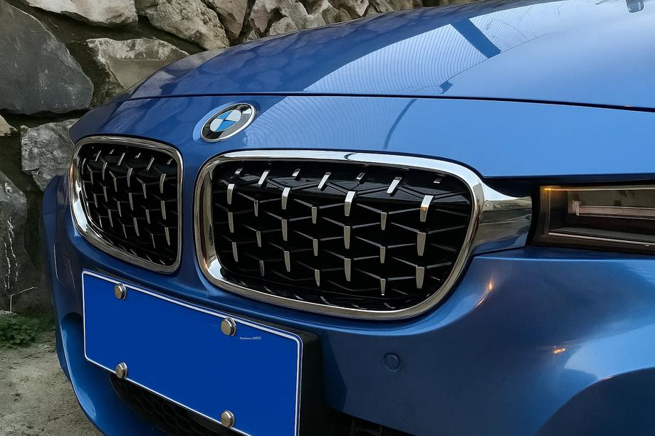 BMW 3 Serie F30/F31 2012–2019 Nierengrille Diamond Silver (chroomrand) Image