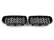 BMW 3 Serie F30/F31 2012–2019 Nierroosters Diamond Silver foto 4