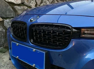 BMW 3 Serie F30/F31 2012–2019 Nierroosters Diamond Black foto 2