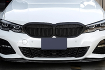 BMW 3 Serie G20/G21 2018– Niergrille M-Look V2 (2018-2022, mat zwart) foto 1