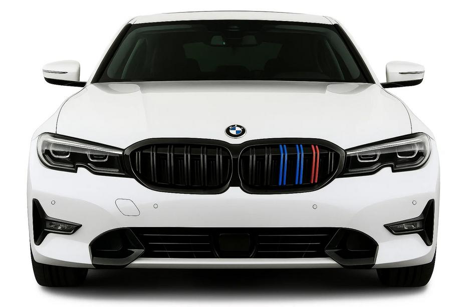 BMW 3 Serie G20/G21 2018– Nierengrilles M-Look V2 (2018-2022, M-Color met zwarte rand) Image