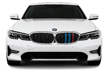 BMW 3 Serie G20/G21 2018– Niergrille M-Look V2 (2018-2022, M-Color met chromen rand) foto 1