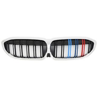 Niergrille M-Look V2 (2018-2022, M-Color met chromen rand) BMW 3 Serie G20/G21 2018– foto 2