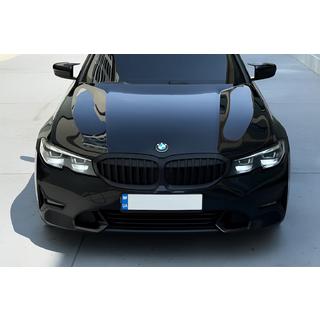 Niergrilles 1 Bar (2018-2022, mat zwart) BMW 3 Serie G20/G21 2018– foto 1