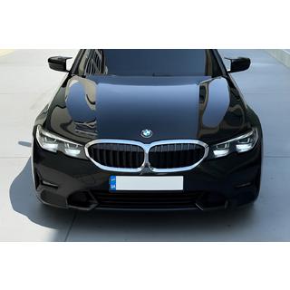 Niergrilles 1 Bar (2018-2022, hoogglans zwart met chroomrand) BMW 3 Serie G20/G21 2018– foto 1