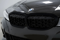 BMW 3 Serie G20/G21 2018– Niergrilles Diamond Black (2018-2022, zwarte omlijsting) foto 2
