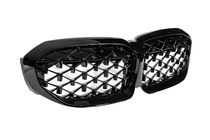 BMW 3 Serie G20/G21 2018– Niergrilles Diamond Black (2018-2022, zwarte omlijsting) foto 9