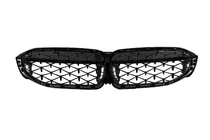 BMW 3 Serie G20/G21 2018– Niergrilles Diamond Black (2018-2022, zwarte omlijsting) foto 10