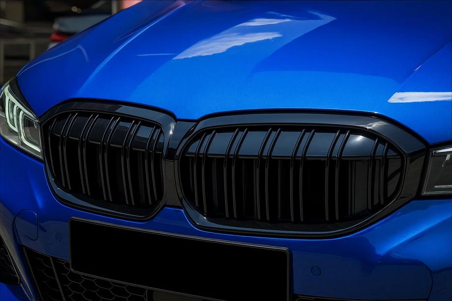 BMW 3 Serie G20/G21 2018– M-Look nierroosters (2022+, hoogglans zwart) Image