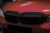 BMW 3 Serie G20/G21 2018– M-Look niergrillen (2022+, matzwart) foto 1