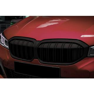 M-Look niergrillen (2022+, matzwart) BMW 3 Serie G20/G21 2018– foto 1