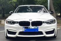 BMW 4 Serie F32/F33/F36 2012–2020 M-Look nierroosters (hoogglans zwart met chroomrand) foto 1